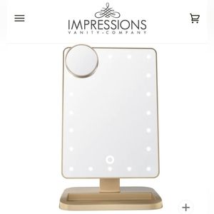 Touch XL Dimmable LED Makeup Mirror with Bluetooth